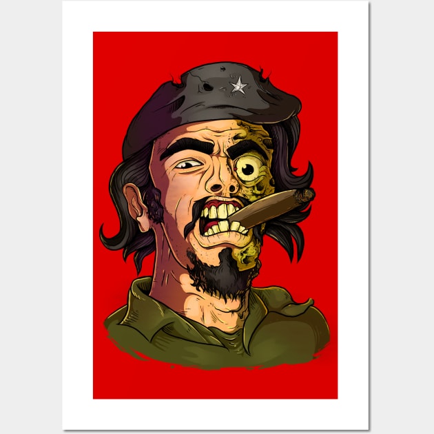 Che Guevara Undead Wall Art by vladPrival